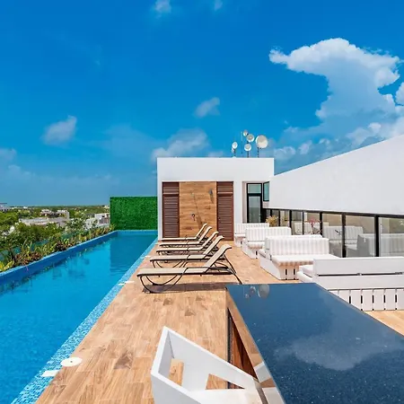Paradise In Tulum With Rooftop Pool And Top Sunsets, Amira Central Apartment